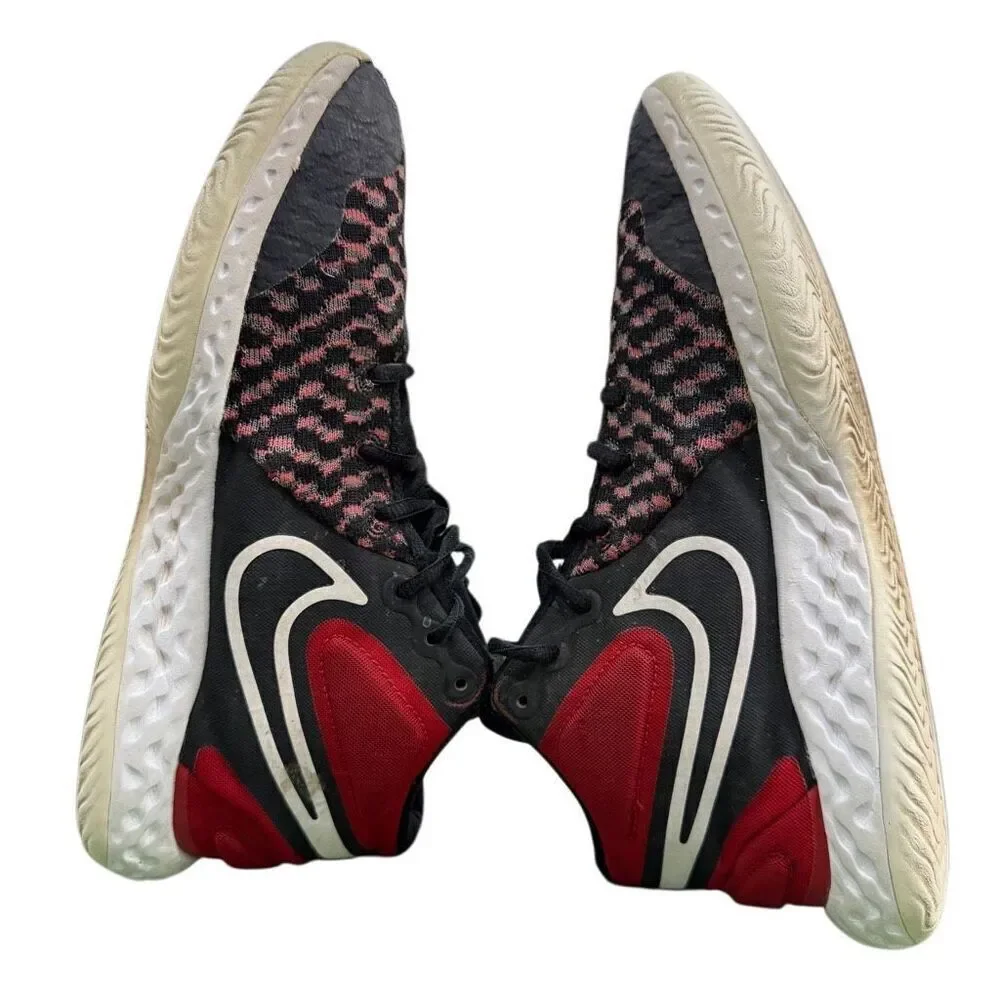 Nike Kevin Durant Basketball Shoes CT1425-002 Red Black Youth Sz 7